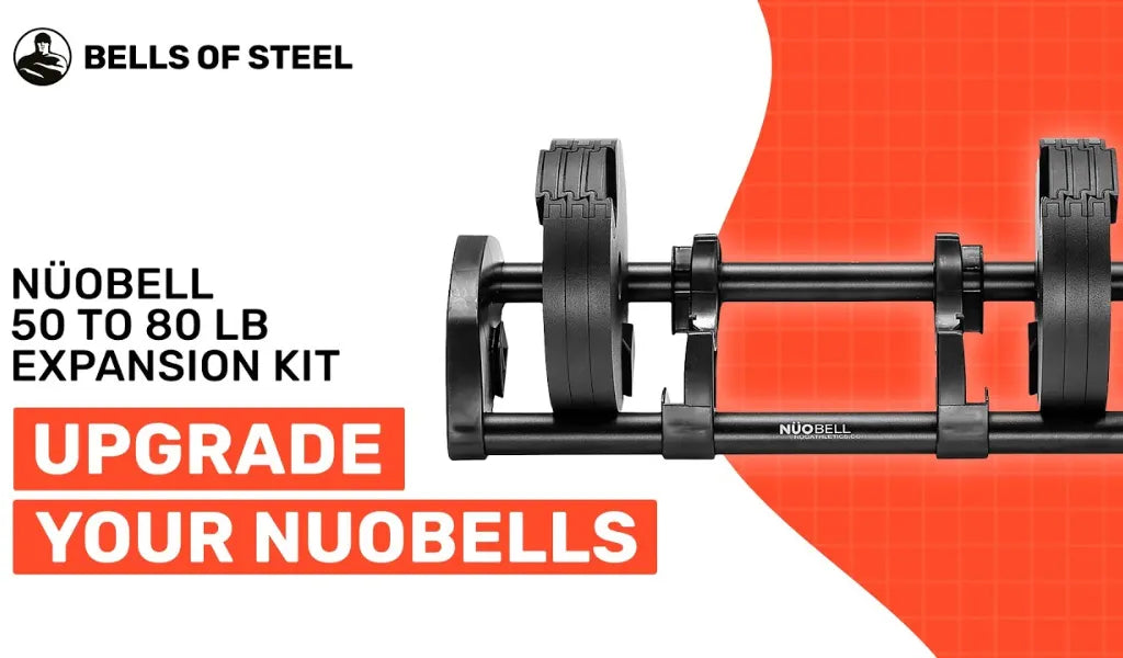 NÜOBELL 50 to 80 LB Expansion Kit: Upgrade Your Strength Training