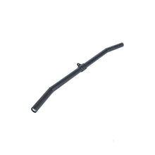 The Bells of Steel Fat Bar - Lat Pulldown Bar, a black ergonomic bicycle-style handlebar attachment, is shown angled on a white background to highlight its grip-enhancing design.