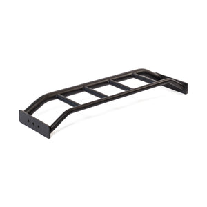 The Bells of Steel Multi-Grip Pull Up Bar features a black, rectangular metal design with four rungs, ideal for fitness and strength training. Shown on a white background, it’s perfect for adventure enthusiasts seeking versatility.