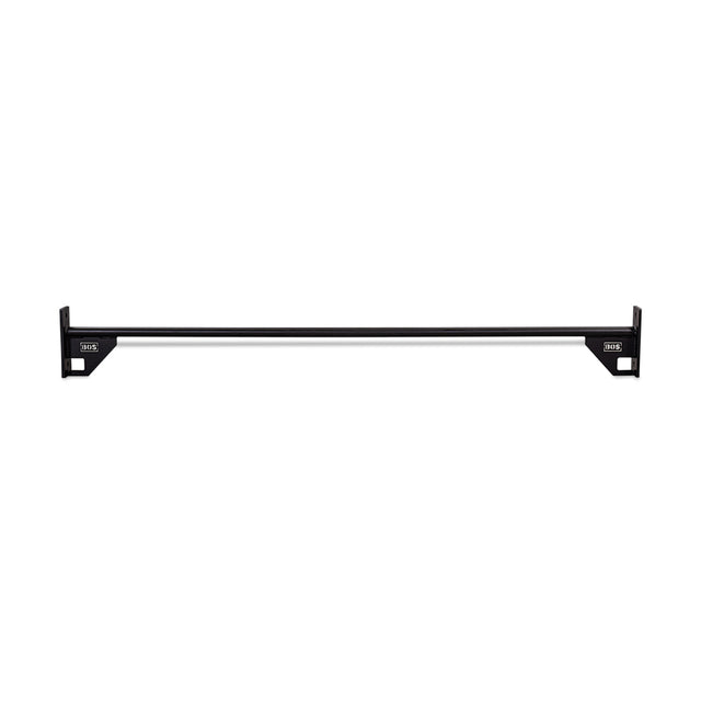 The Bells of Steel 70" Pull Up Bar features black metal construction with rectangular end brackets for wall or surface mounting—ideal for power racks, as a support bar, handle, or for hanging accessories.