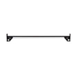 The Bells of Steel 70" Pull Up Bar is a black metal horizontal bar with mounting brackets for wall installation, perfect for enhancing your power rack setup with versatile workout options.