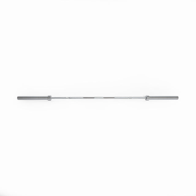 The Bells of Steel Olympic Weightlifting Barbell with knurled grips is shown on a white background.
