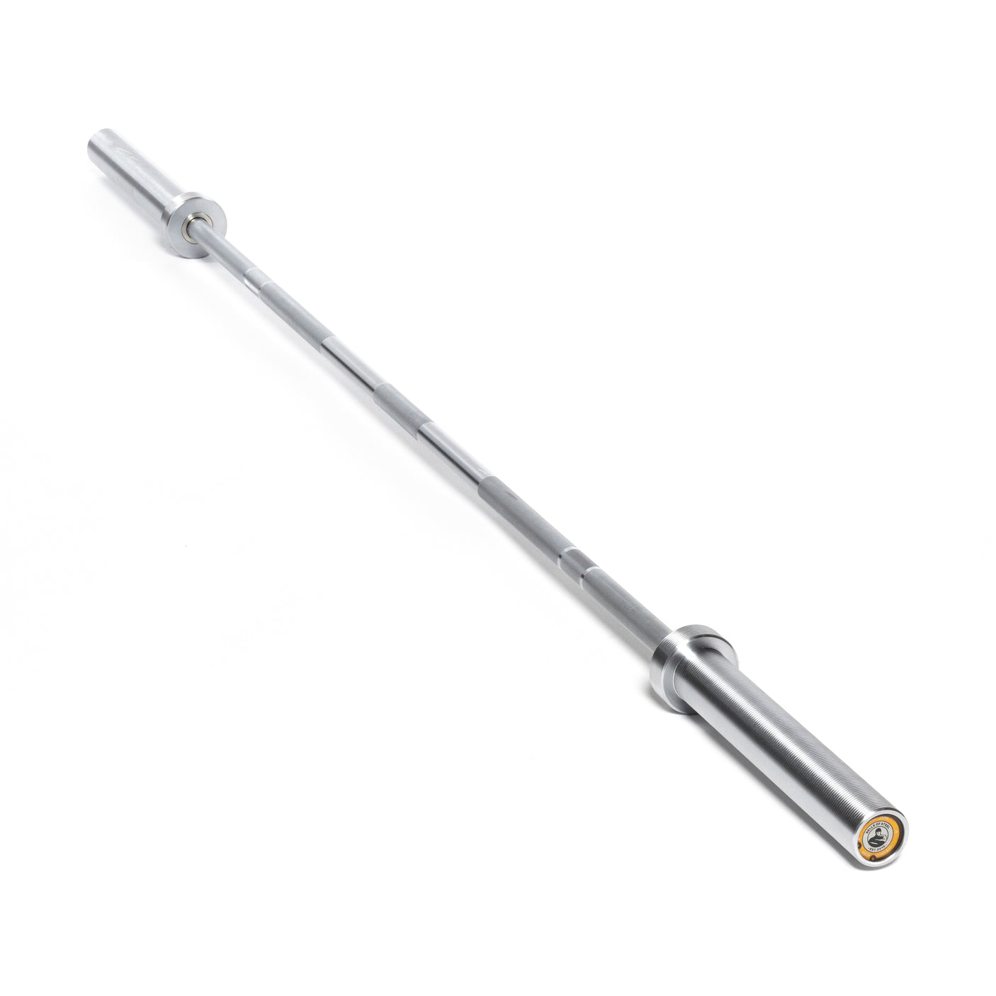 The Bells of Steel Oly Lifting Needle Bearing Bar - Women's features a 25mm shaft, knurled grips, and rotating sleeves, shown on a white background.