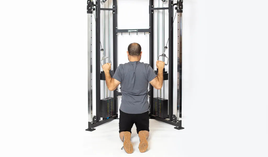 Rope pulldown back exercise hotsell