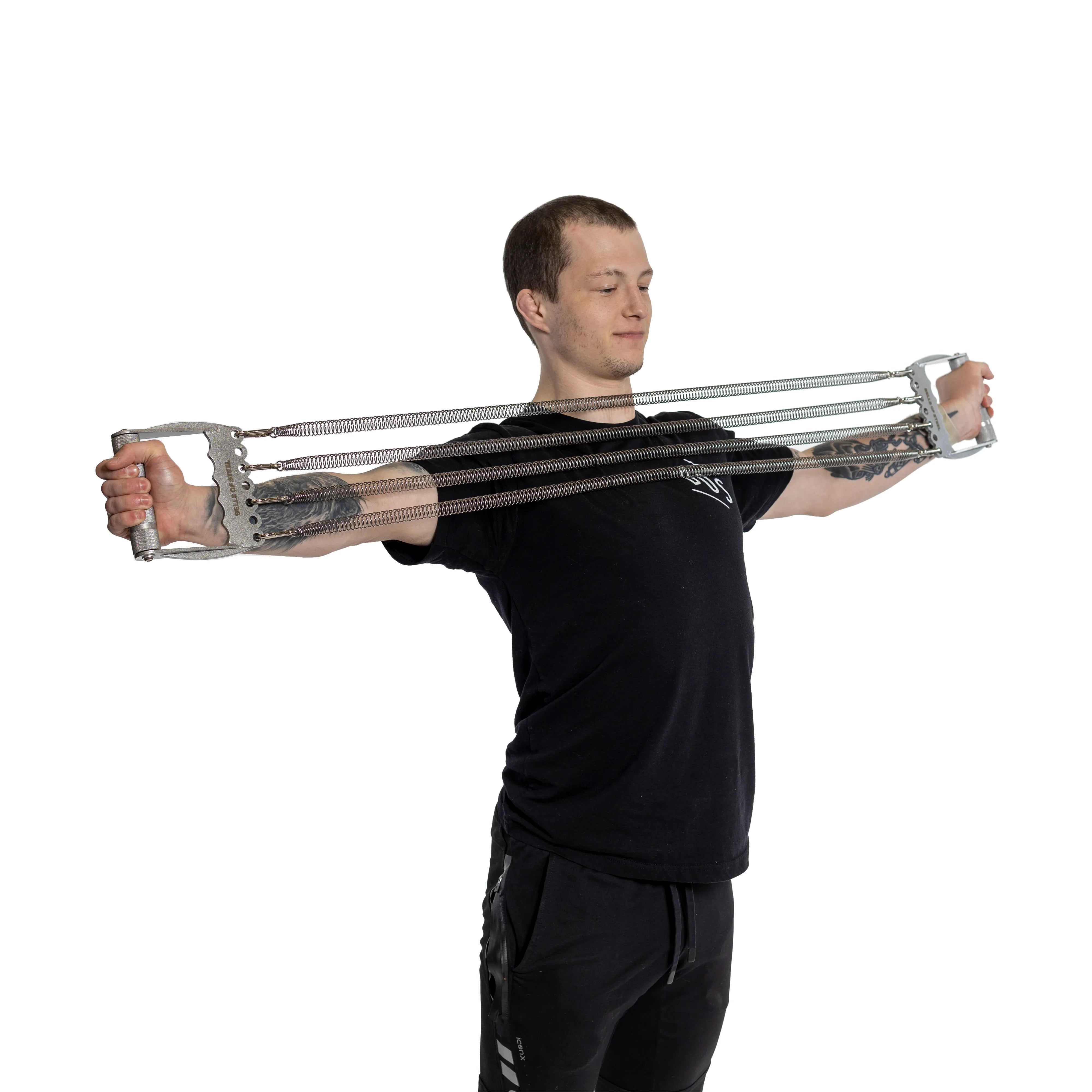 Chest Expander Shoulder Exercises Build Strong Sculpted Shoulders Bells of Steel USA