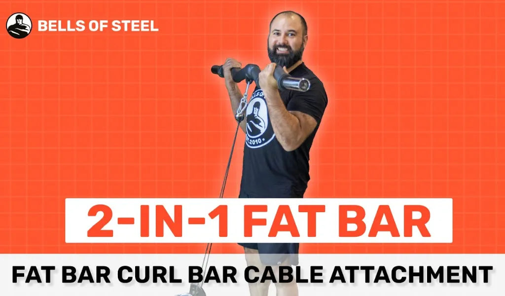 Get Stronger with the 2-in-1 Fat Olympic Curl Bar Cable Attachment