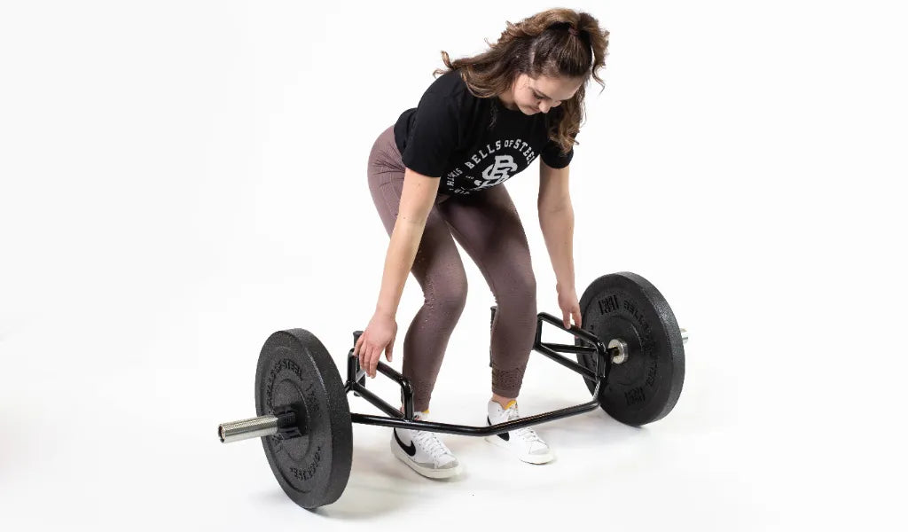 Trap bar deadlift exercise sale
