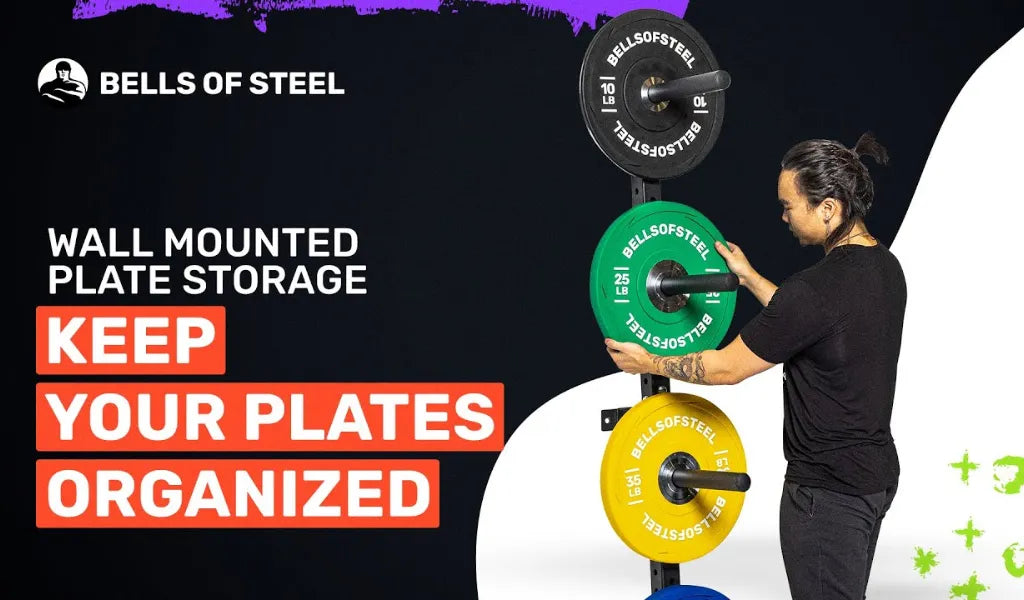 Optimize Your Workout Space with the Wall-Mounted Plate Storage Rack