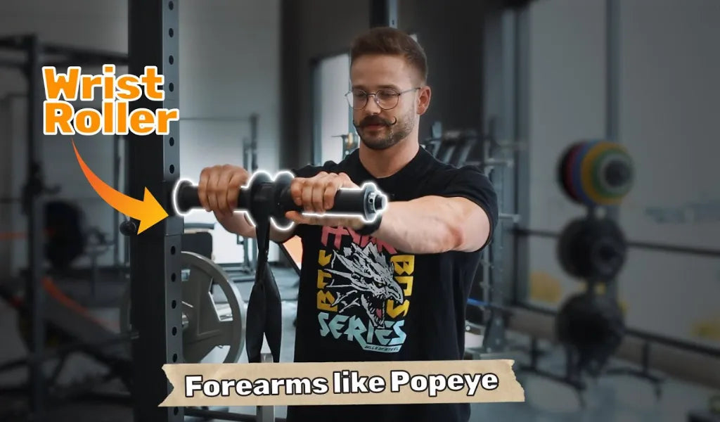 Boost Your Forearm Strength with the Wrist Roller and Rack Attachment Bells of Steel USA