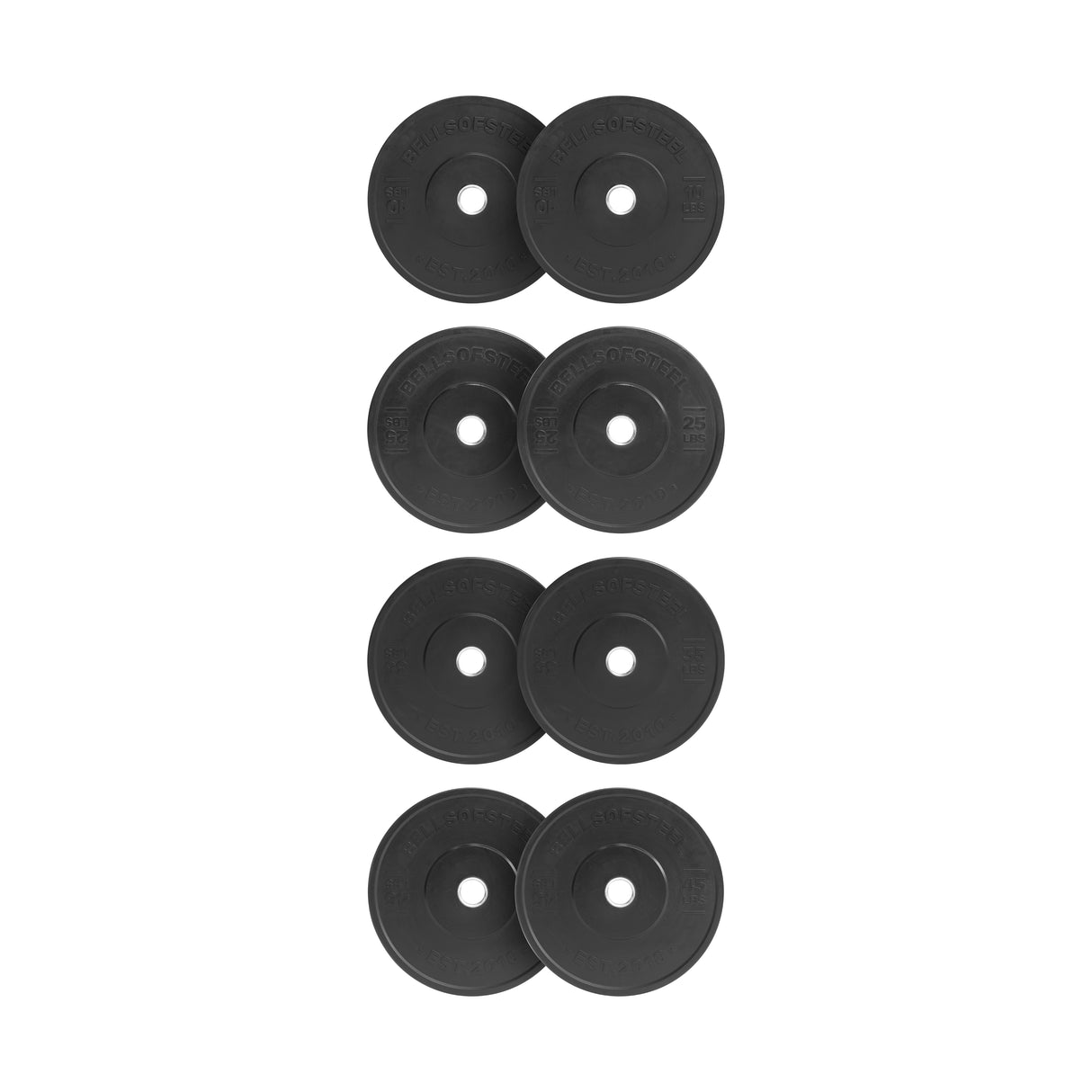 All-Black Bumper Plates