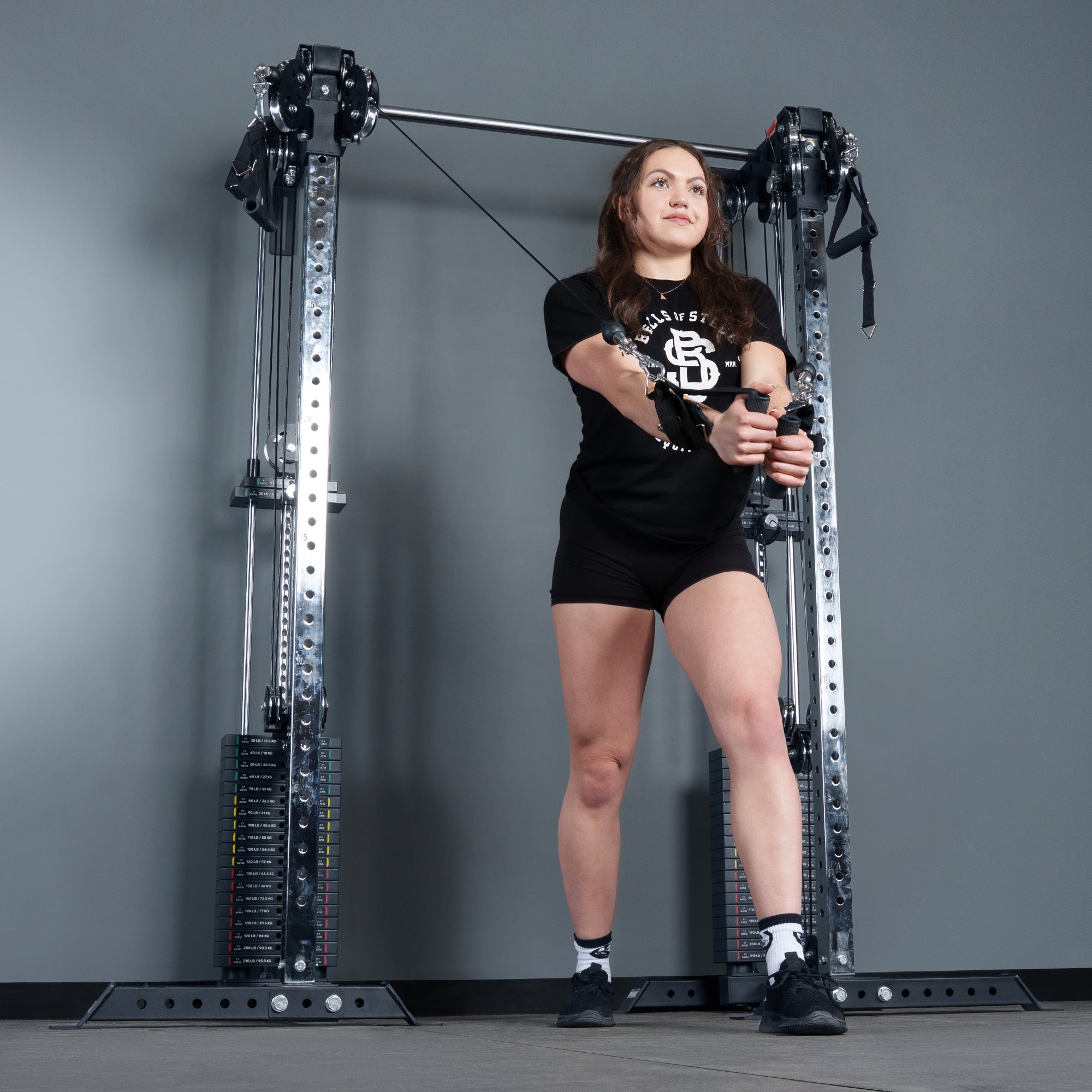 Bells of Steel Cable Tower Squat Stands - Thumbnail 4