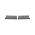 The Bells of Steel Deadlift Platform Three Layer Centre Connection + hardware features two black metal brackets with multiple holes and engraved branding, designed for stable lifting, shown on a white background.