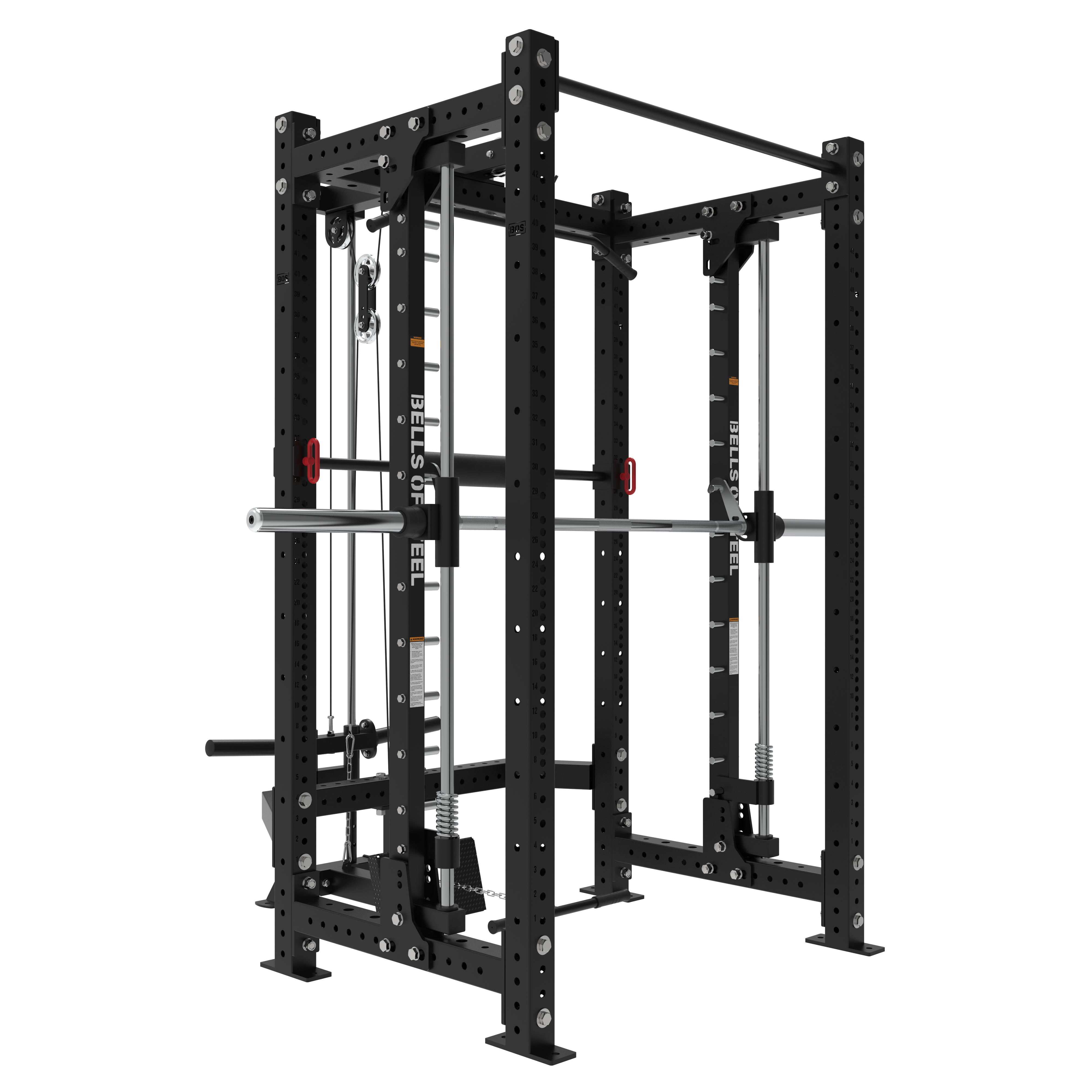 Varathron　ブラックメタル black l Smith Machine Rack With Lat Pulldown - Hydra (3