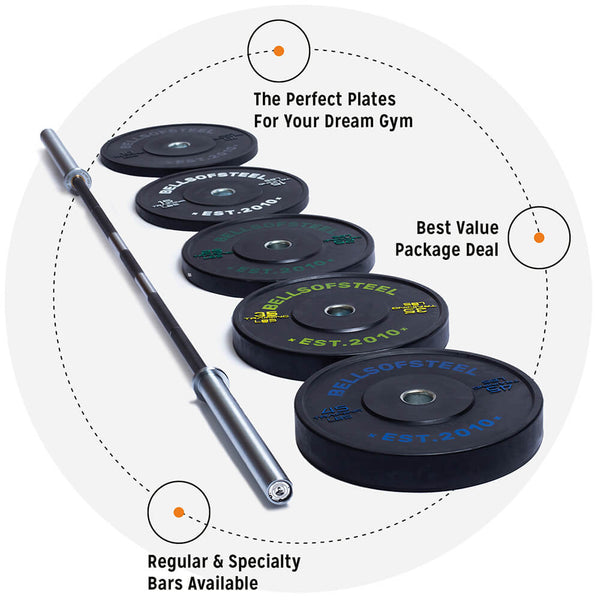 Barbell And Plate Custom Set