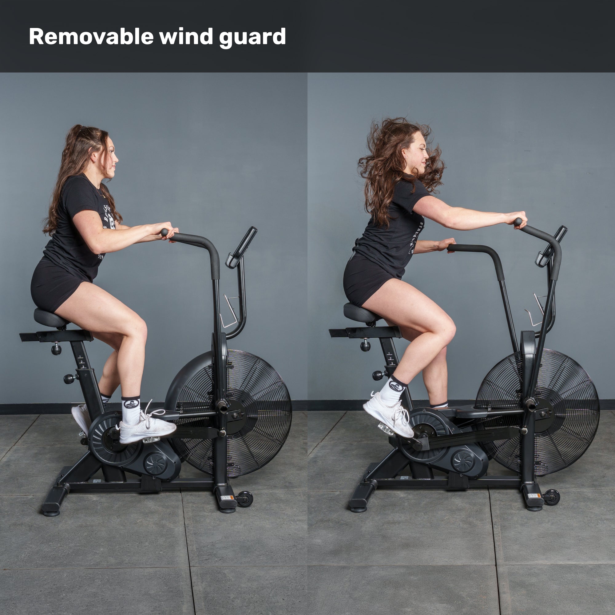 air bike electric bicycle Residential Air Bike with Wind Guard