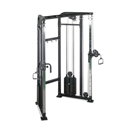 Angled view of the functional trainer