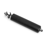 The Bells of Steel Split Squat Leg Roller Rack Attachment is a sleek, cylindrical black foam roller with metal attachments and handles, ideal for fitness therapy and power rack workouts. Its versatile design enhances split squat exercises, making it a stylish addition to any regimen.