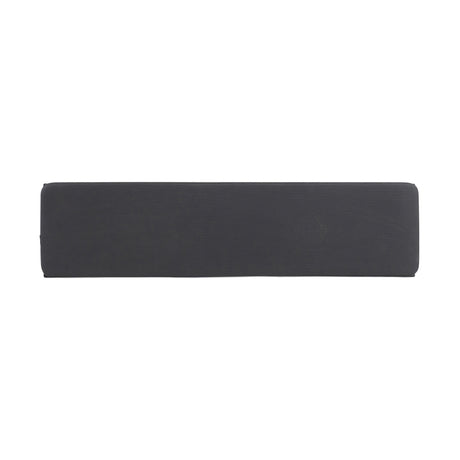 A rectangular, dark gray foam balance pad with a subtle logo on the right—ideal next to the Bells of Steel Utility Seat for Hydra/Manticore in any training setup.