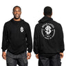 A man models a buttery soft "Bells of Steel" bamboo hoodie. The front features the logo and brand name, while the back showcases a large "Bells of Steel" design with "Strength Equip. of Champions" and "2010," emphasizing its sustainable bamboo material.
