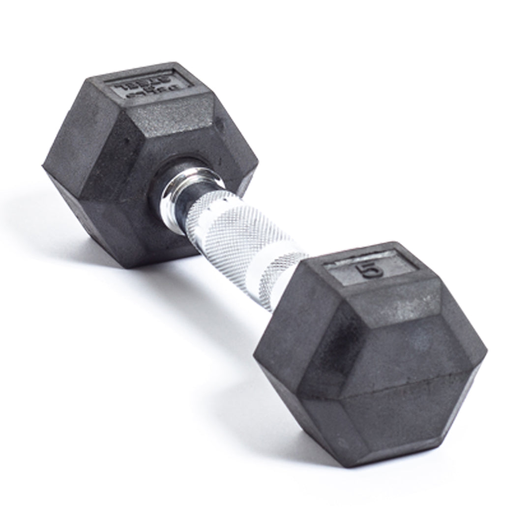 Rubber Hex Dumbbells - Bells of Steel USA