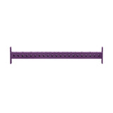 A straight, purple metal Hydra Crossmember by Bells of Steel, featuring evenly spaced holes along its length, is viewed from the front against a white background.