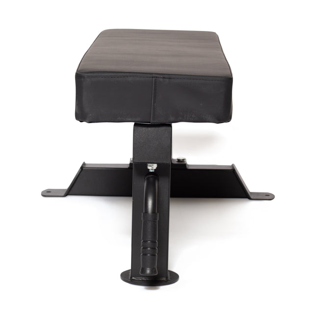 The Bells of Steel Powerlifting Flat Bench is a black, padded bench ideal for strength training, offering light commercial-grade quality and supporting up to 1000lb maximum capacity.