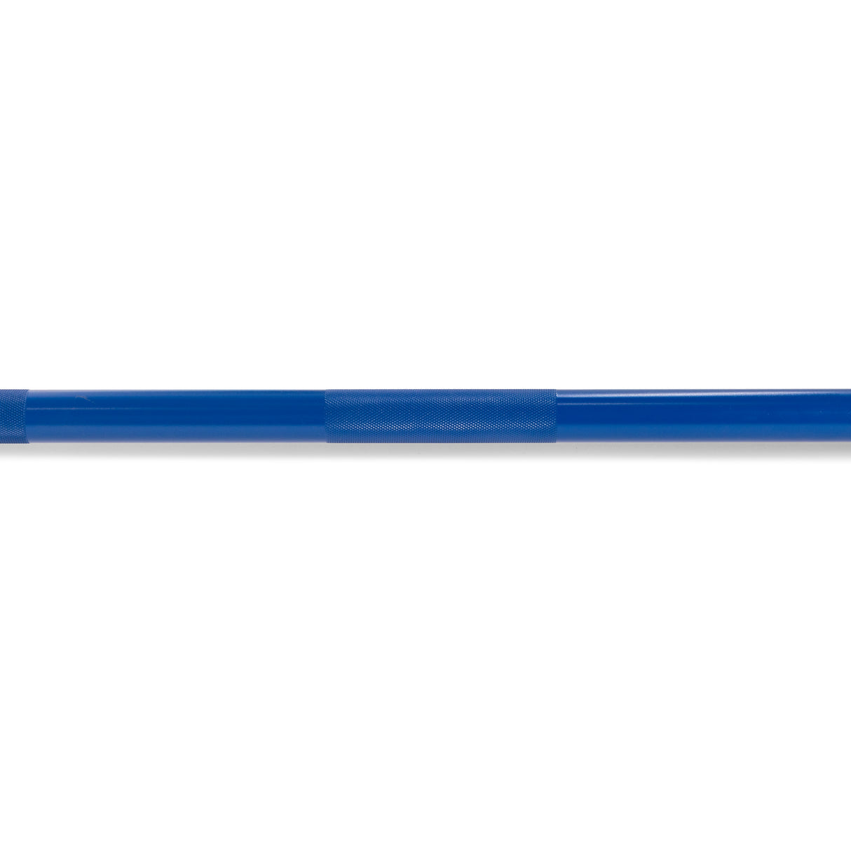 Hydra blue multi-purpose olympic barbell bar knurling