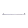 The Bells of Steel Double Hook Straight Bar Cable Attachment features textured grip sections and rotating ends, designed for cable machine strength training. Shown against a plain white background.