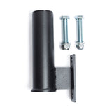 Vertical Mount Barbell Holder Rack Attachment showing the screws
