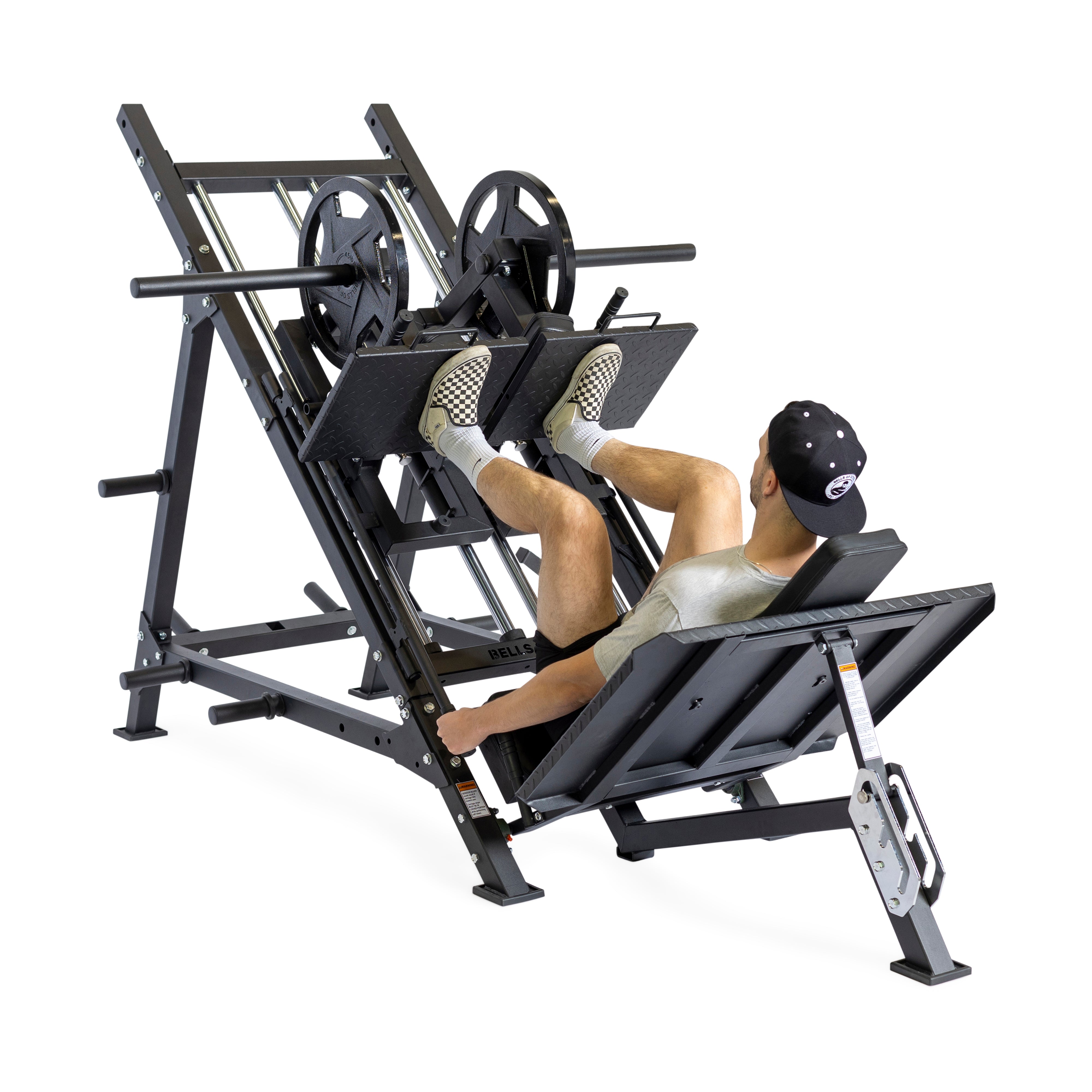 【シャンク】L FACTORY J1 2nd アイアンヘッド 2-in-1 Iso Leg Press & Hack Squat Machine / The Juggernaut - Bells