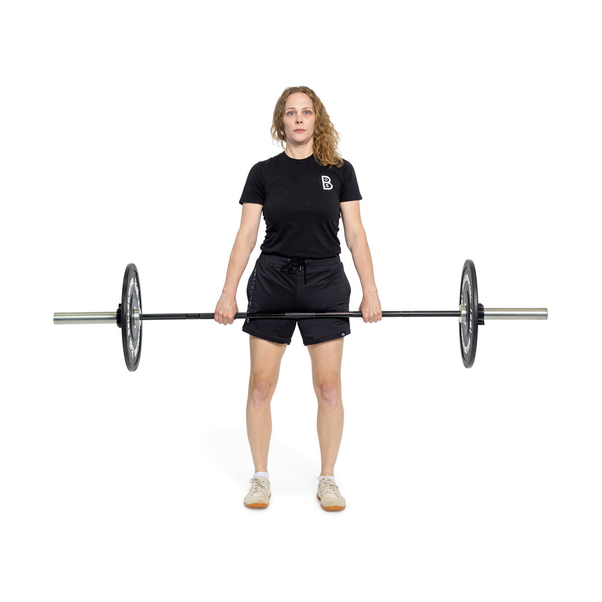 	female model exercising with the Juno Bar