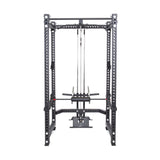 Plate-Loaded Lat Pulldown & Low Row Rack Attachment - Manticore on power rack