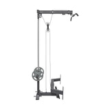 Plate-Loaded Lat Pulldown & Low Row Rack Attachment - Manticore side view