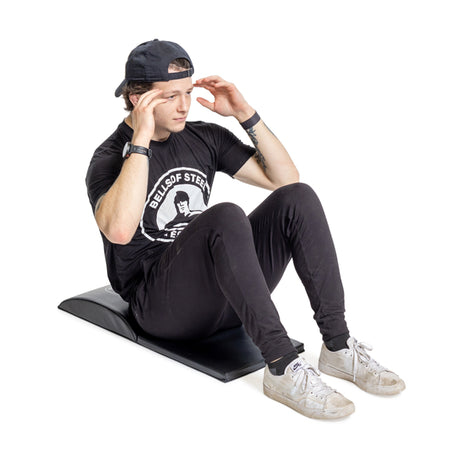Male athlete doing sit ups on the Luxury Sit Up Mat