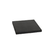 The Bells of Steel Deadlift Platform Rubber Tile is a square, flat black tile with a slightly textured surface—perfect for protecting floors in any space.