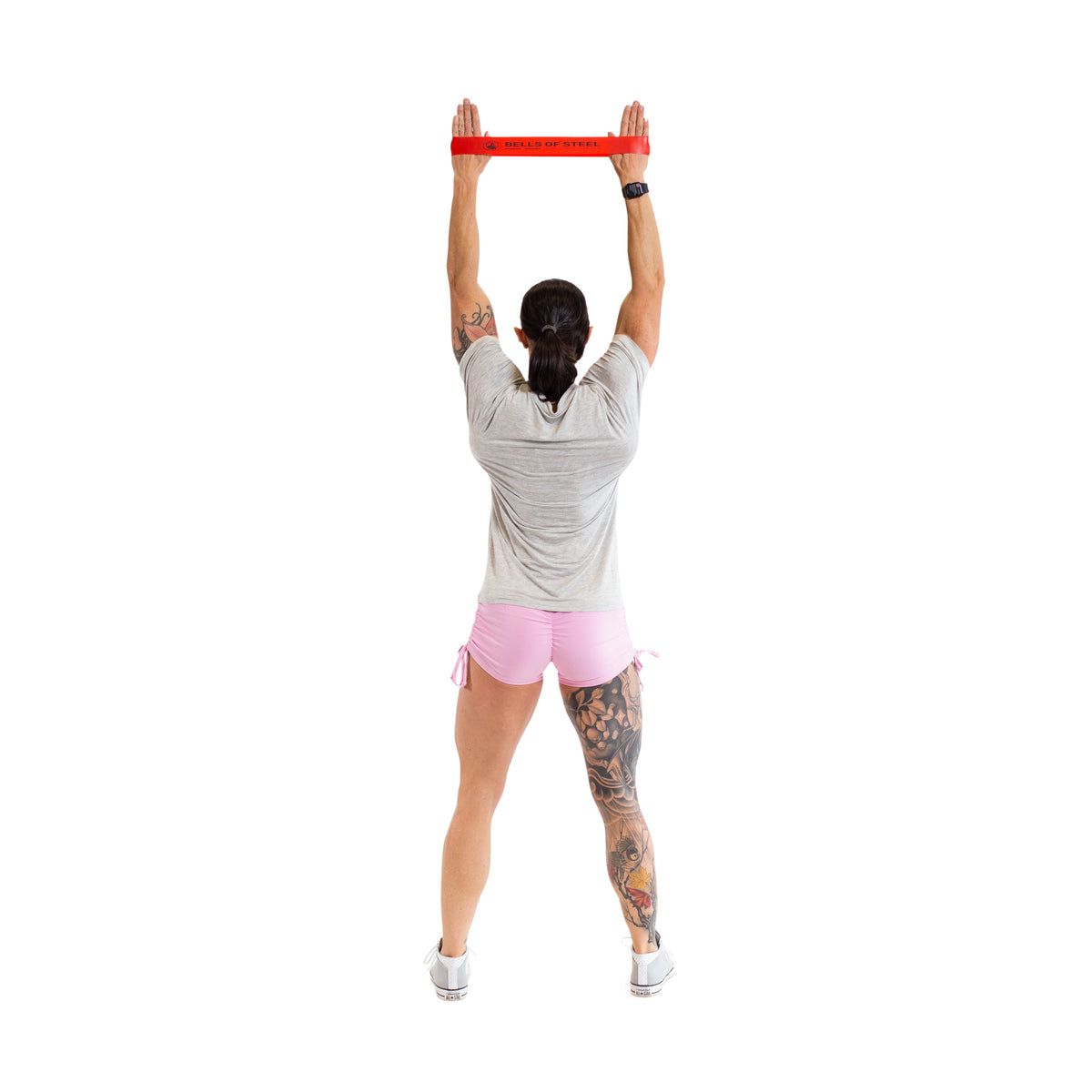 Jump Stretch Flexband Red Mini Band Pair #2 25 Pound Pull-Up Power Jump Stretch Flexband Red Mini Band Pair #2 25 Pound Pull-Up Power