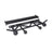 The Bells of Steel USA Colored Globe Pull up Bar is displayed, featuring multiple angled grips, large colored spherical handles, and a separate rectangular mounting bracket with circular holes.