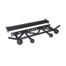 The Bells of Steel USA Colored Globe Pull up Bar is displayed, featuring multiple angled grips, large colored spherical handles, and a separate rectangular mounting bracket with circular holes.