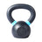 A Bells of Steel Powder Coated Kettlebell, featuring a black powder-coated finish with a blue accent near the handle, is labeled “4 KG” and “9 LB” on the front for accurate weight identification and displayed against a white background.