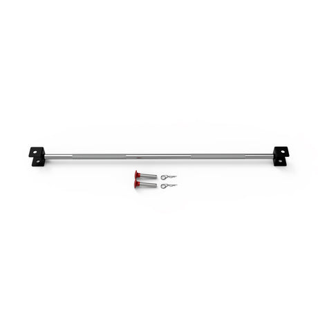 Adjustable Pull-up Bar Rack Attachment - 2.3" x 2."3 Knurled Stainless