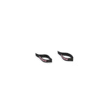 Two black fabric foot straps with pink “Bells of Steel USA” branding, placed on a white background and positioned to mirror each other—designed to pair perfectly with Human Trainer - Ripcords resistance bands and door anchors for a complete workout setup.