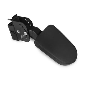 Bells of Steel Seal Row Pad Rack Attachment, an adjustable black metal power rack attachment with a padded chest support for seal row exercises.