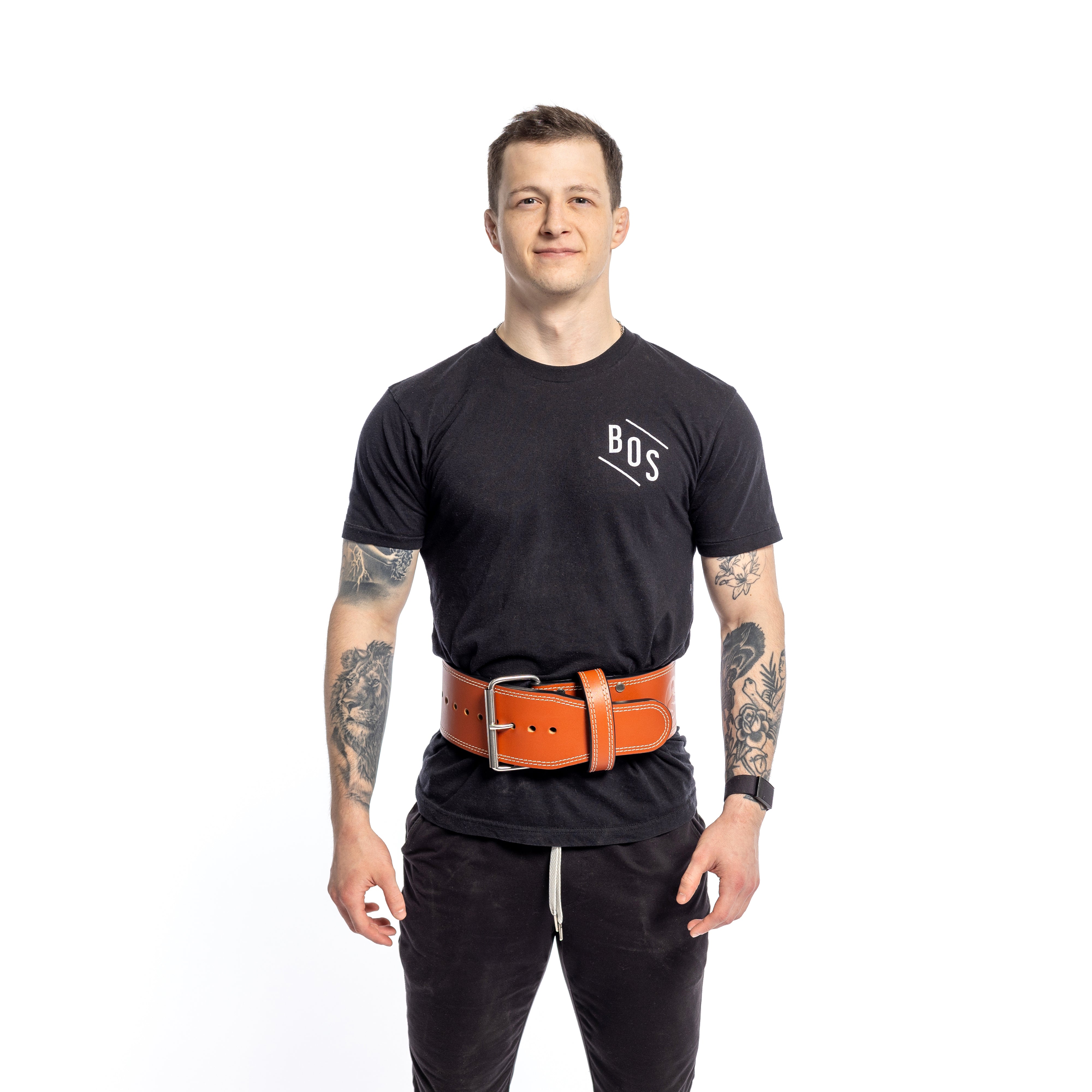 10mm Leather Weightlifting Belt - Bells of Steel USA