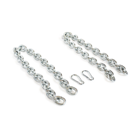 39LBS - 5/8" 5 FT CHAIN (PAIR) WITH 7/16" CARABINERS