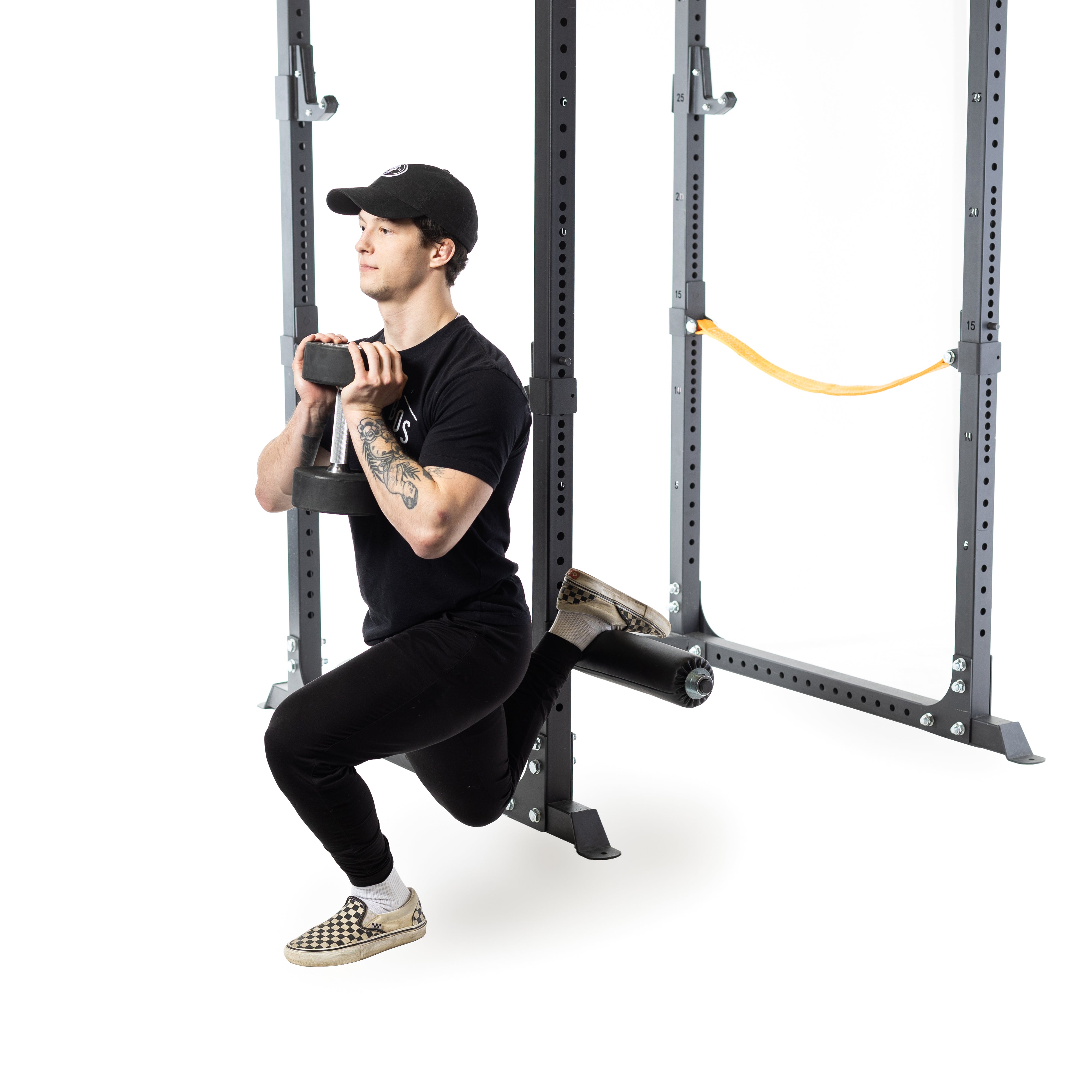 Bells of Steel Split Squat Leg Roller Rack Attachment - Thumbnail 4