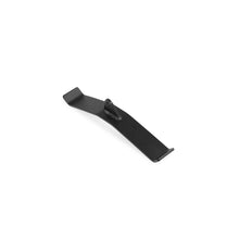 The Flat-Iron Tricep Press Cable Attachment by Bells of Steel USA is a black, flat metal bracket with a central raised mounting tab, shown against a white background.