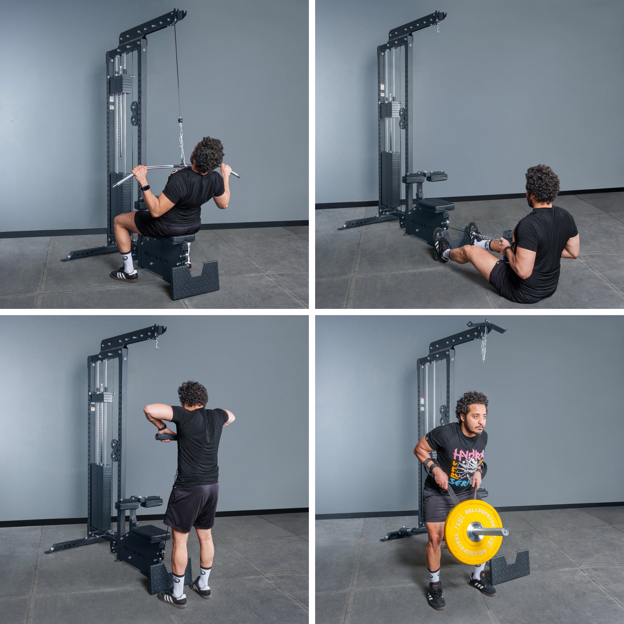 Bells of Steel Lat Pulldown Low Row Machine Cables - Thumbnail 4