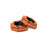 Magnetic Clamp Collars by Bells of Steel feature orange hexagonal design, black center grips, and white branding. These barbell collars provide a secure, magnetic fit and are shown on a white background.