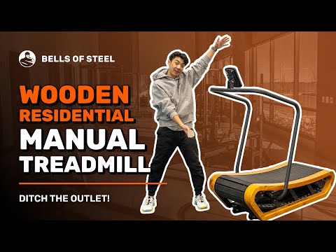 Wooden Residential Manual Treadmill (Ships by May 31)